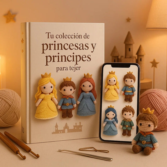 🏰 Pack Princesas y principes de Disney para Tejer